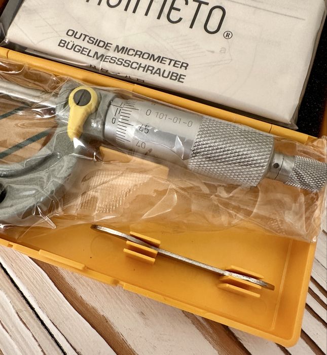 Микрометр гладкий 0-25мм 0,01мм Asimeto, Германия