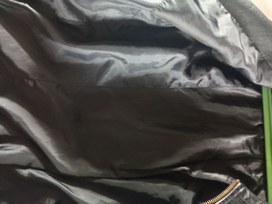 Kurtka ramoneska katana damska skórzana czarna jesienna