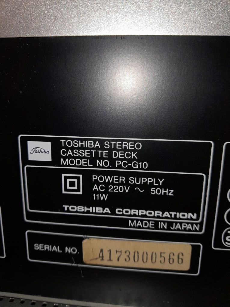 Deck Toshiba PC G10