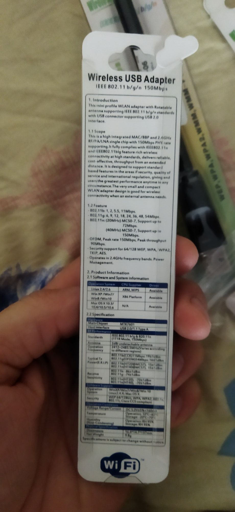 Продам Wi-fi adapter, адаптер MTK7601