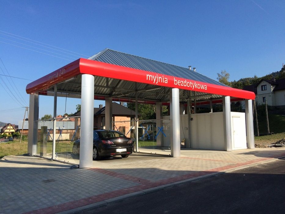 NOWA myjnia bezdotykowa 2 stanowiska z AKTYWNA PIANĄ na pompach CAT