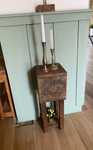 Szafka stolik stoliczek drewniany vintage boho