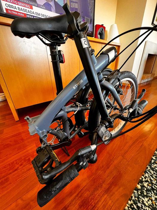 BTWIN bicleta dobrável - usada 2 vezes