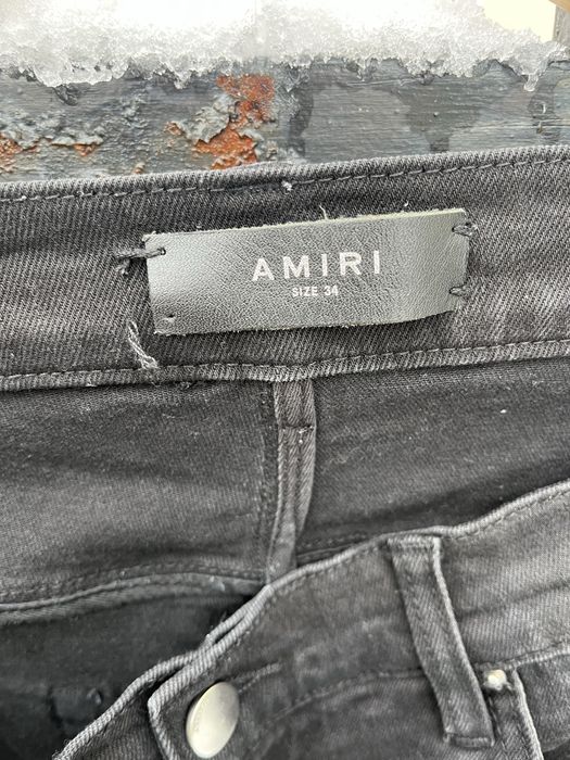 Джинсы amiri leopard