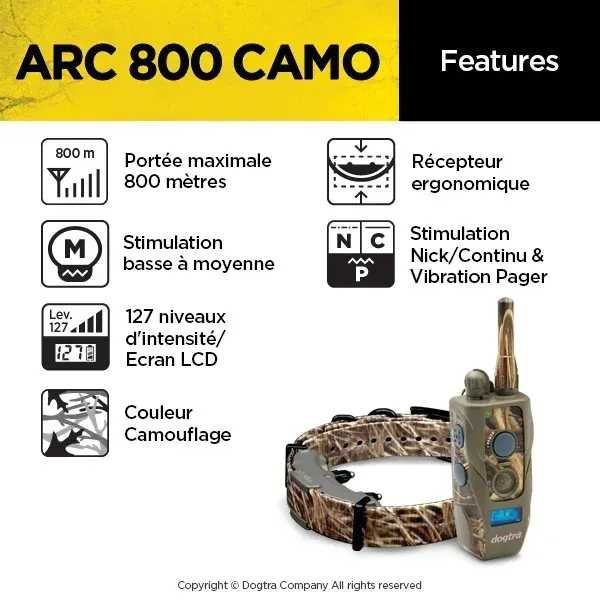 Электроошейник Dogtra ARC 800 CAMO
