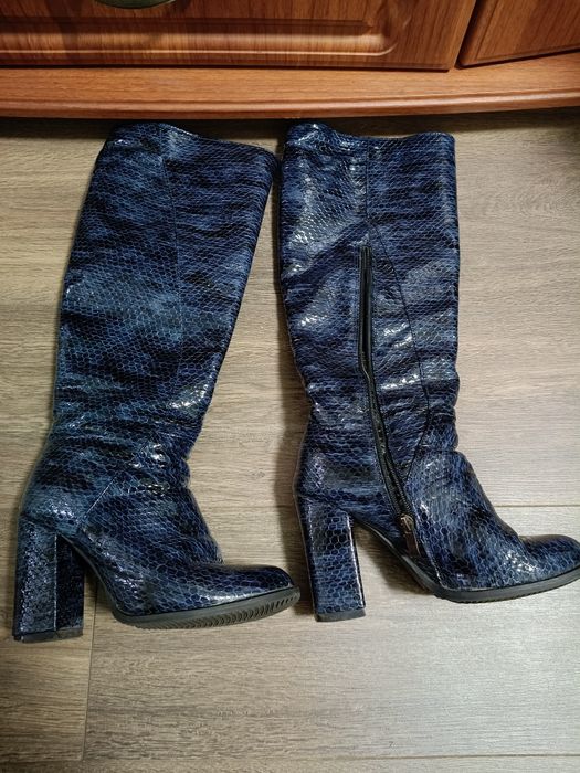 Сапоги,черевики жіночі,р.37, Шкіряні,еврозима.