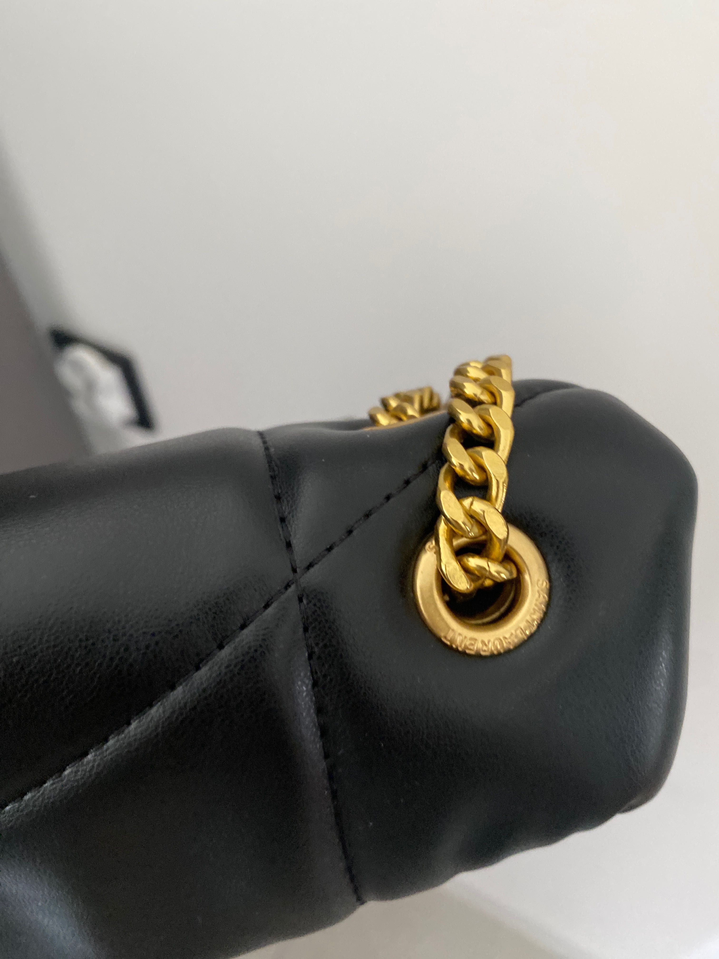 Saint Laurent toy torebka skóra naturalna