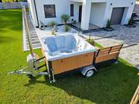 Mobilne Jacuzzi 6 osób - kompaktowe – na taras – ogrodowe - hydromasaż