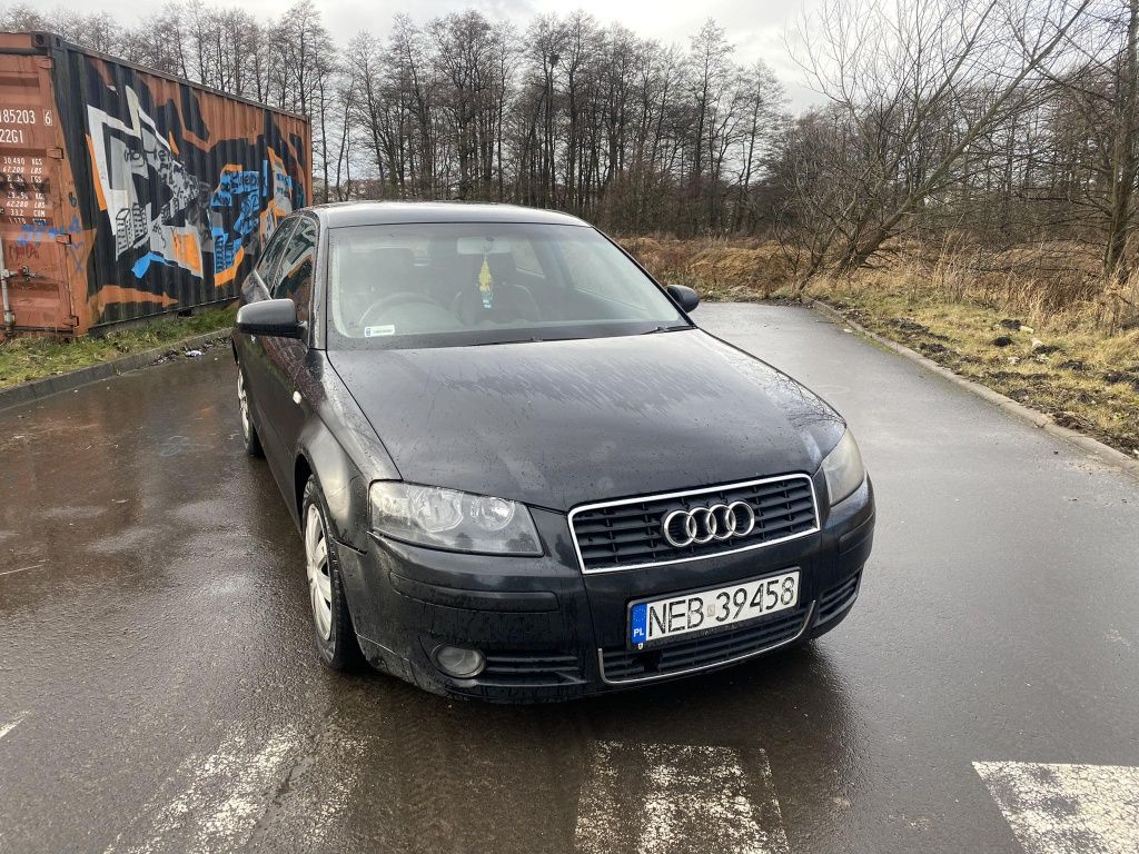 Części audi a3 8p silnik 1.9 tdi bkc skrzynia gqq kolor lz9w zderzak