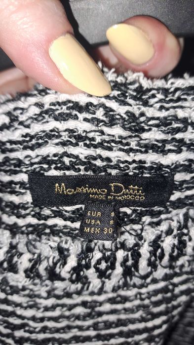 Vestido Malha Midi marca Massimo Dutti