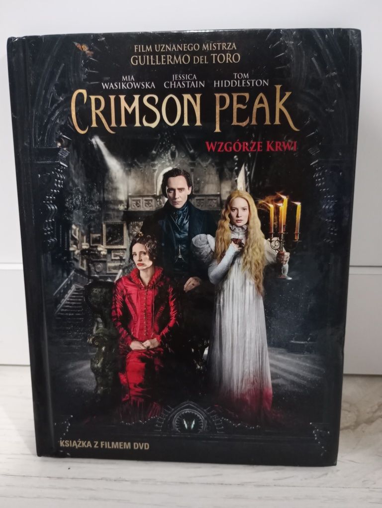 Crimson Peak Wzgórze Krwi DVD + książka