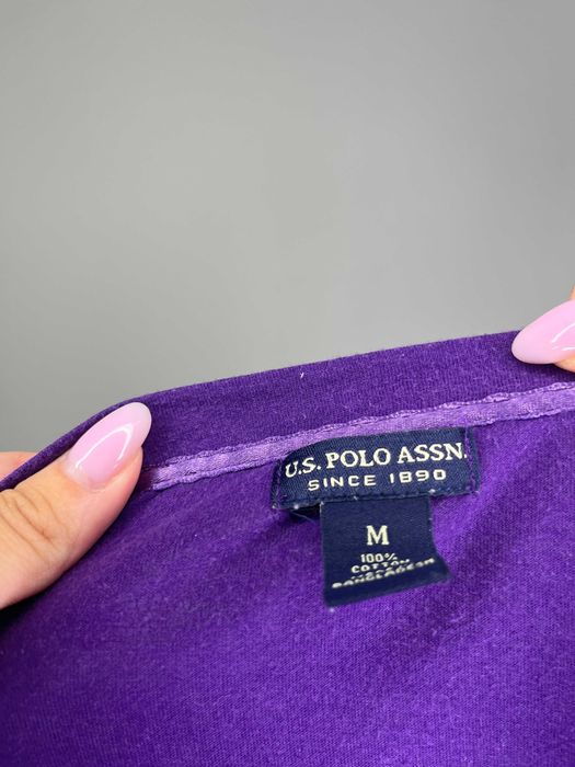 Fioletowa bluzka koszulka Tshirt U.S Polo Assn. Rozmiar M