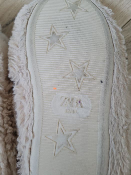 Kapcie dziewczęce Zara r 32-33