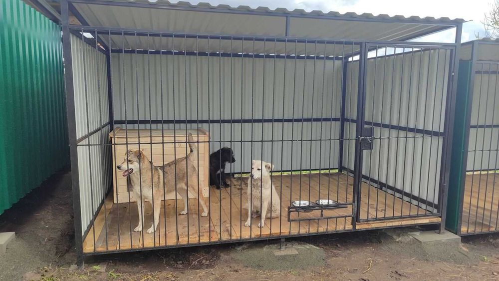 Изготовление  и монтаж вальеров, монтаж вальеров со сварной сетки