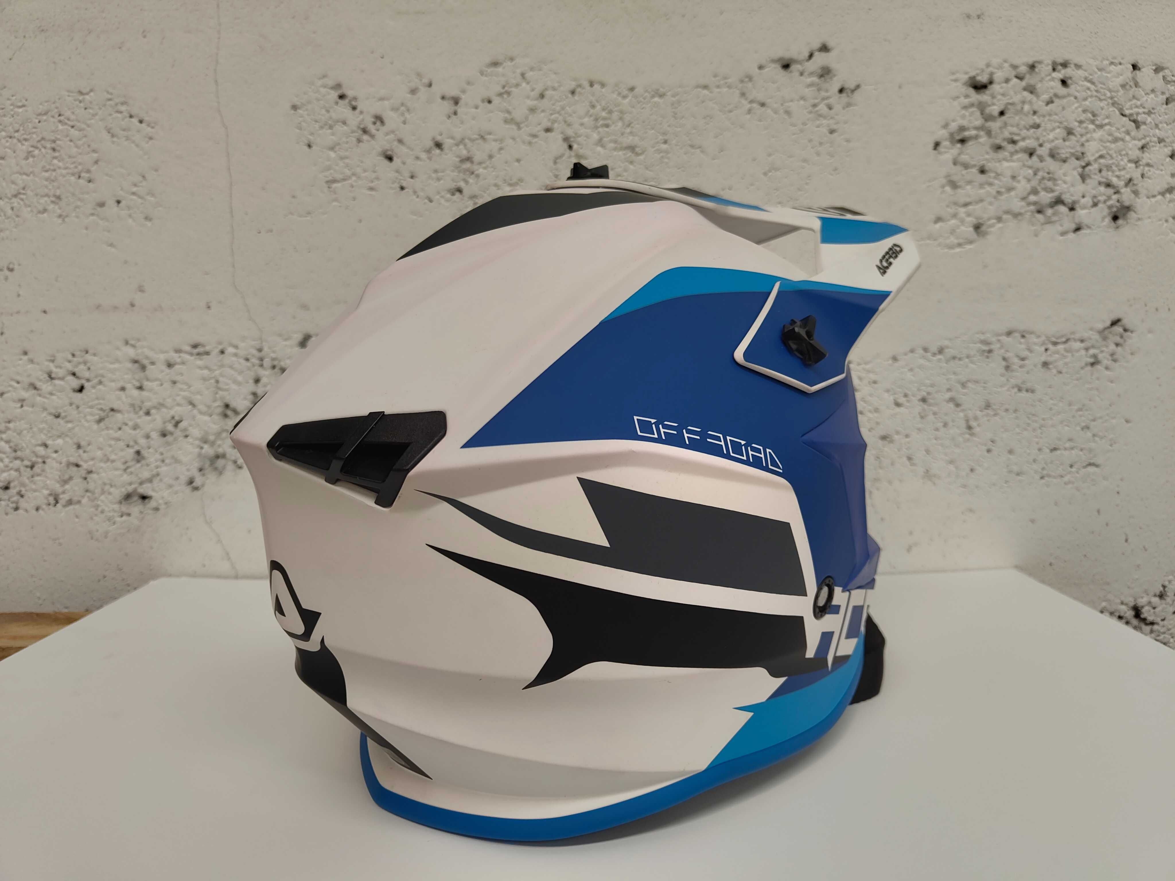 Capacete Acerbis Linear azul OffRoad XL - está novo!