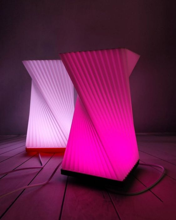 Светильники напечатанные на 3D принтере.Много разных моделей