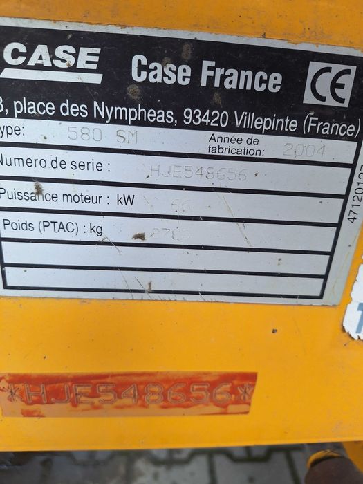 Koparko ładowarka Case 580 Super M