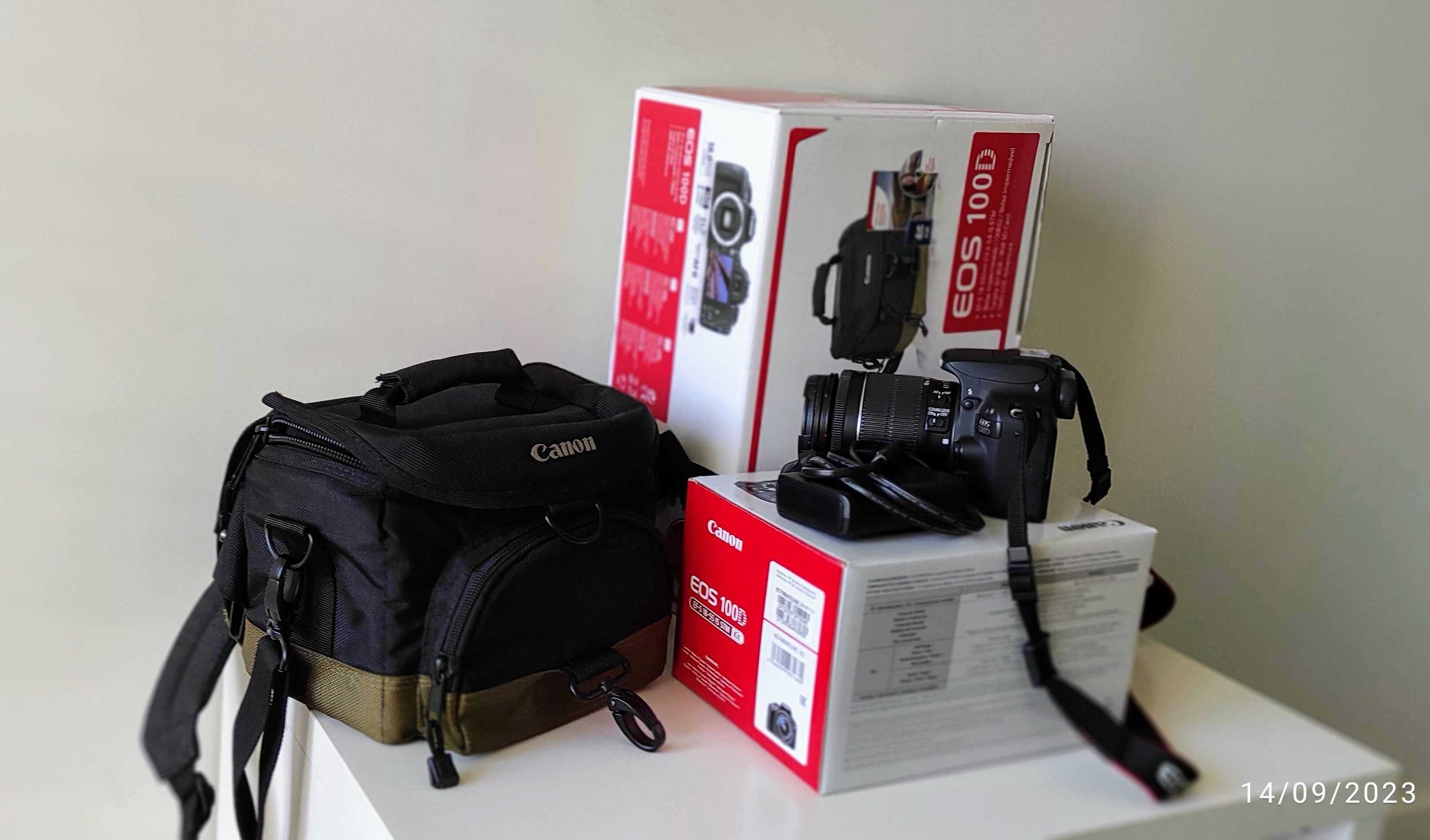 Canon EOS 100D - Lente 18-55 - Kit de viagem completa