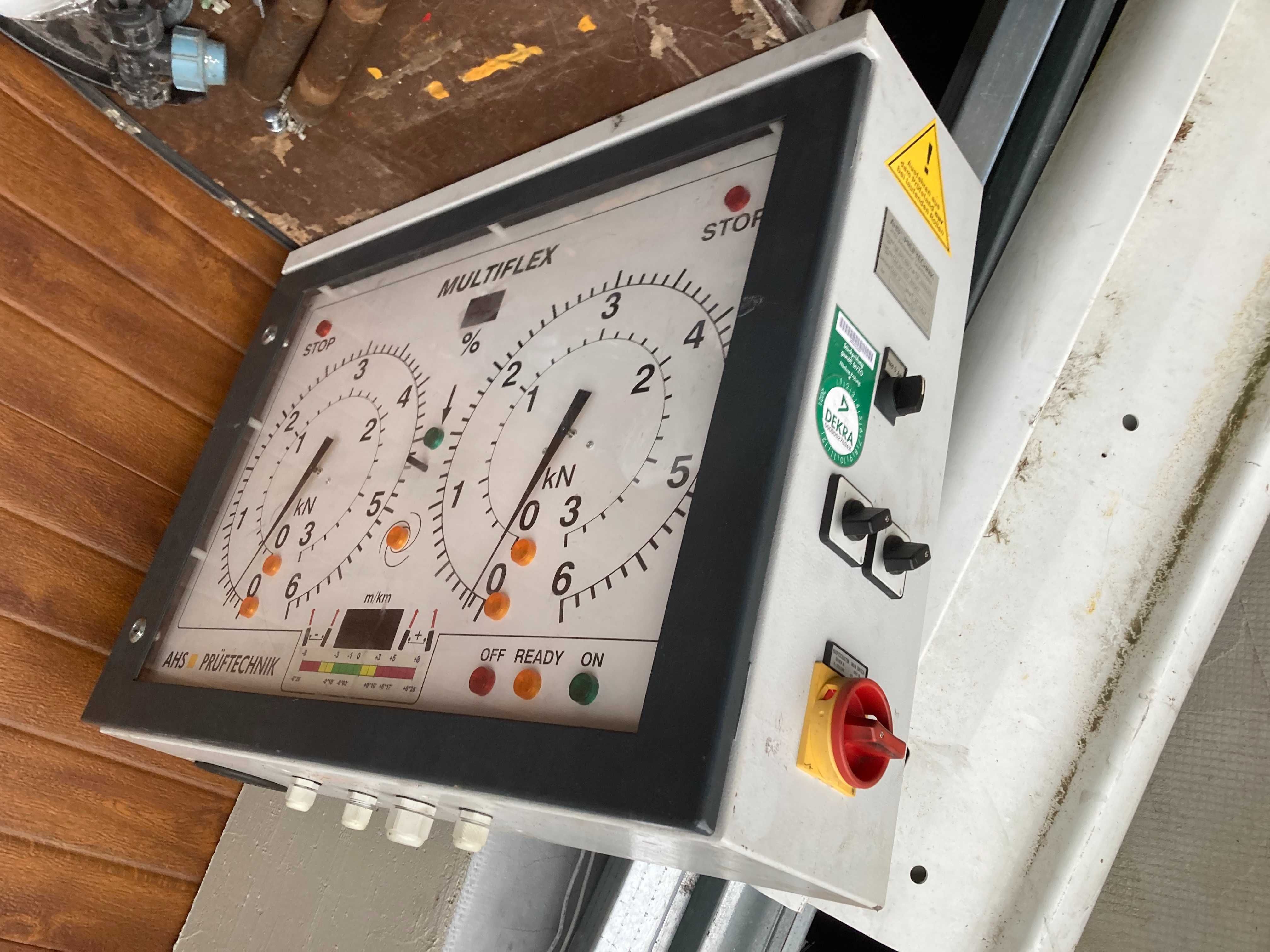 AHS Pruftechnik multiflex HAMOWNIA Stacia KONTROLI POJAZDÓW