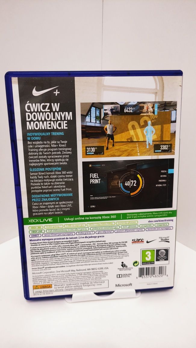 Kinect Training Nike Xbox 360