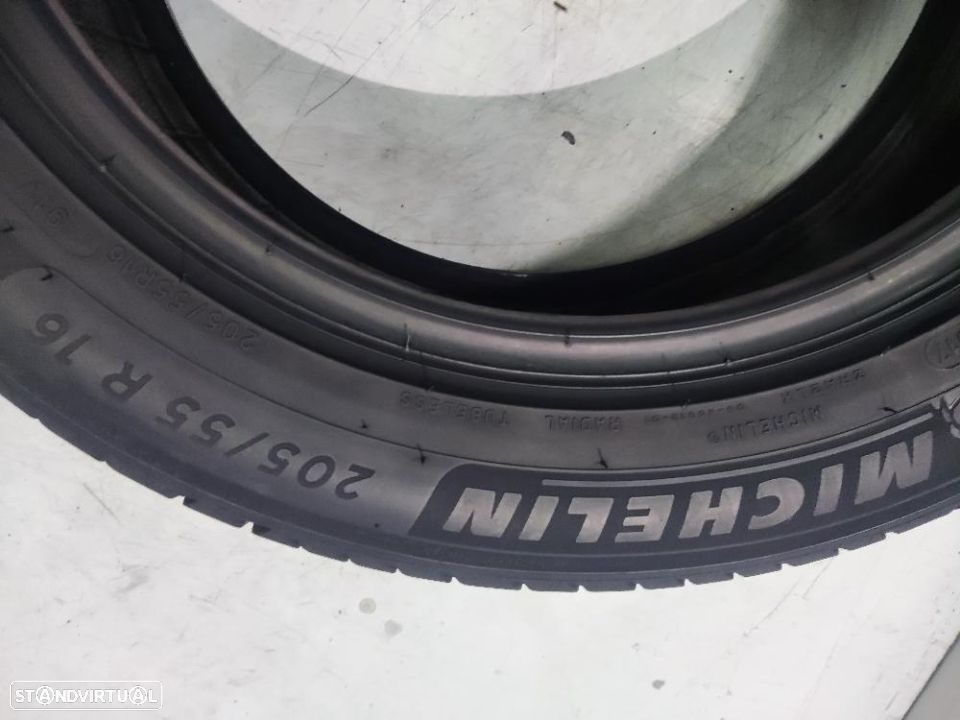2 pneus semi novos 205-55r16 michelin - oferta dos portes 90 EUROS