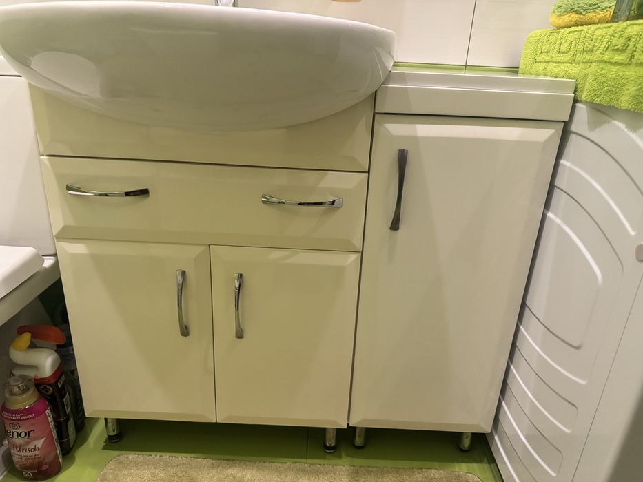 Тумба под раковину+ зеркало б/у