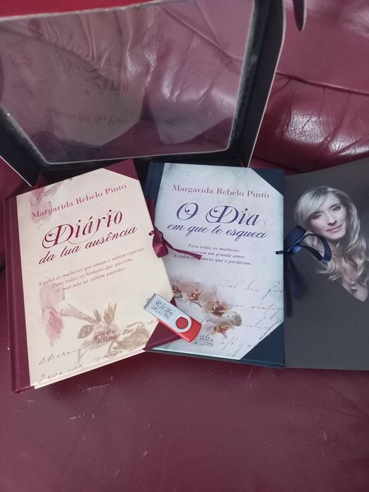 Conjunto de 2 livros de Margarida Rebelo Pinto + pendrive
