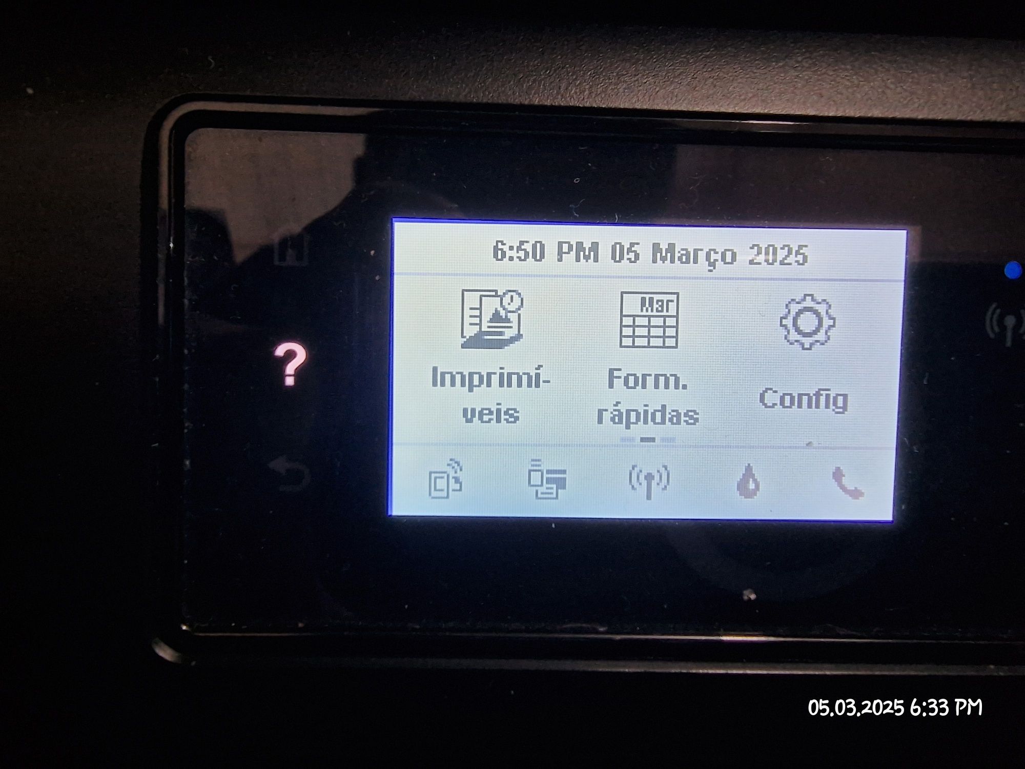 Impressora HP fax