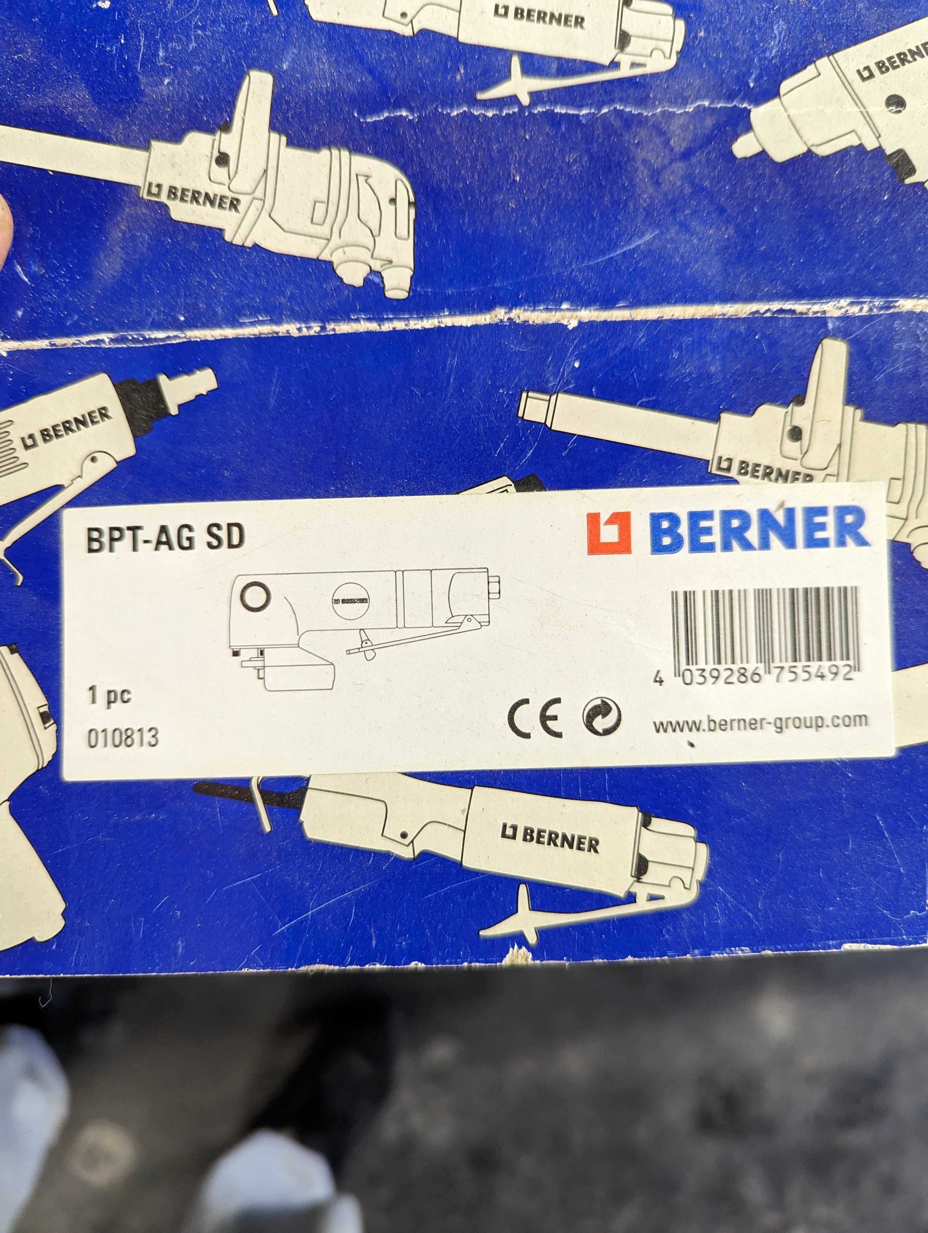 Szlifierka pneumatyczna kątowa Berner BP AG SD