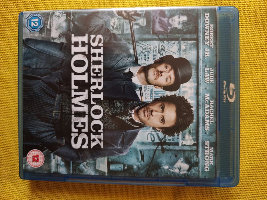 Sherlock Holmes Jude Law Robert Downey blu-ray j.angielski
