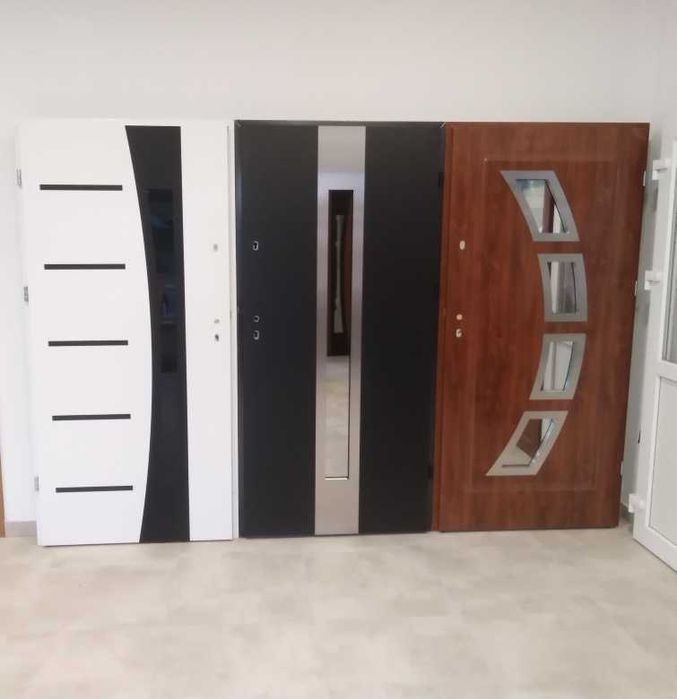 drzwi zewnętrzne wejściowe CZARNE i BIAŁE  w 3 dni ekspres dostawa