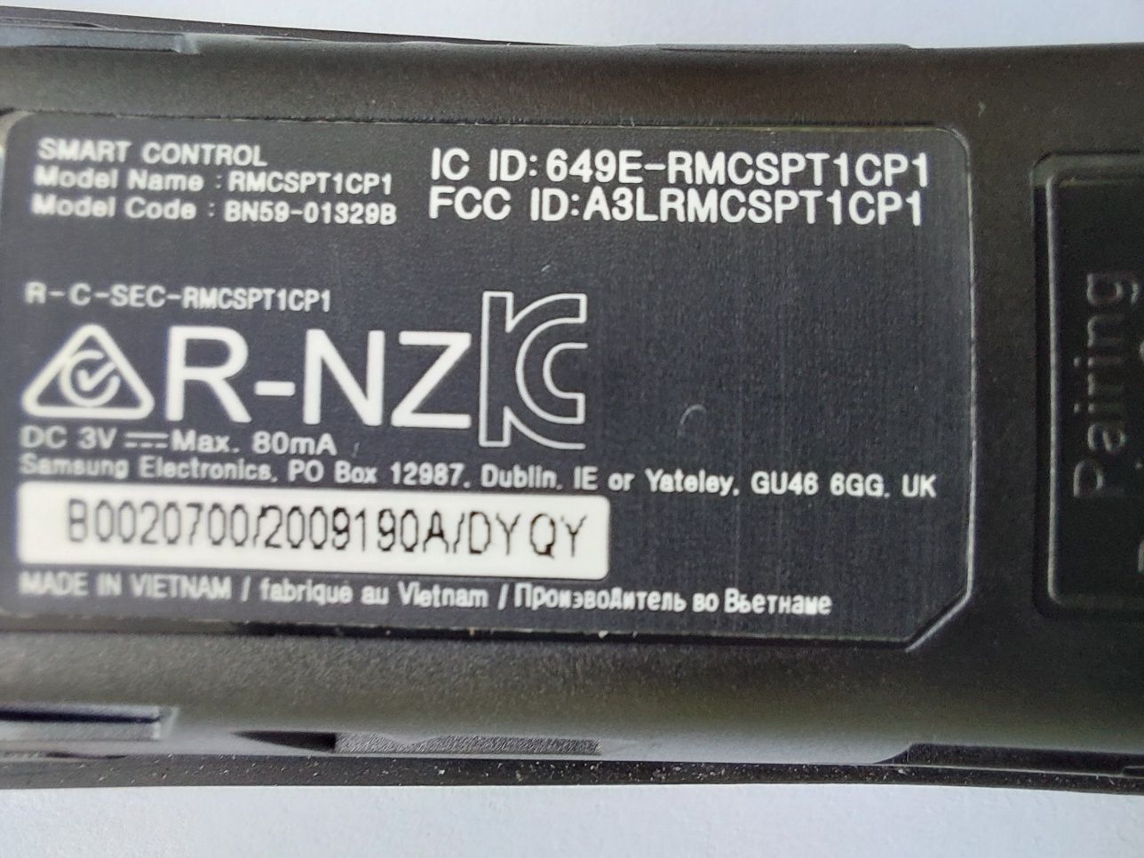 Pilot Samsung bluetooth BN59 - 01329B. ORYGINAŁ.