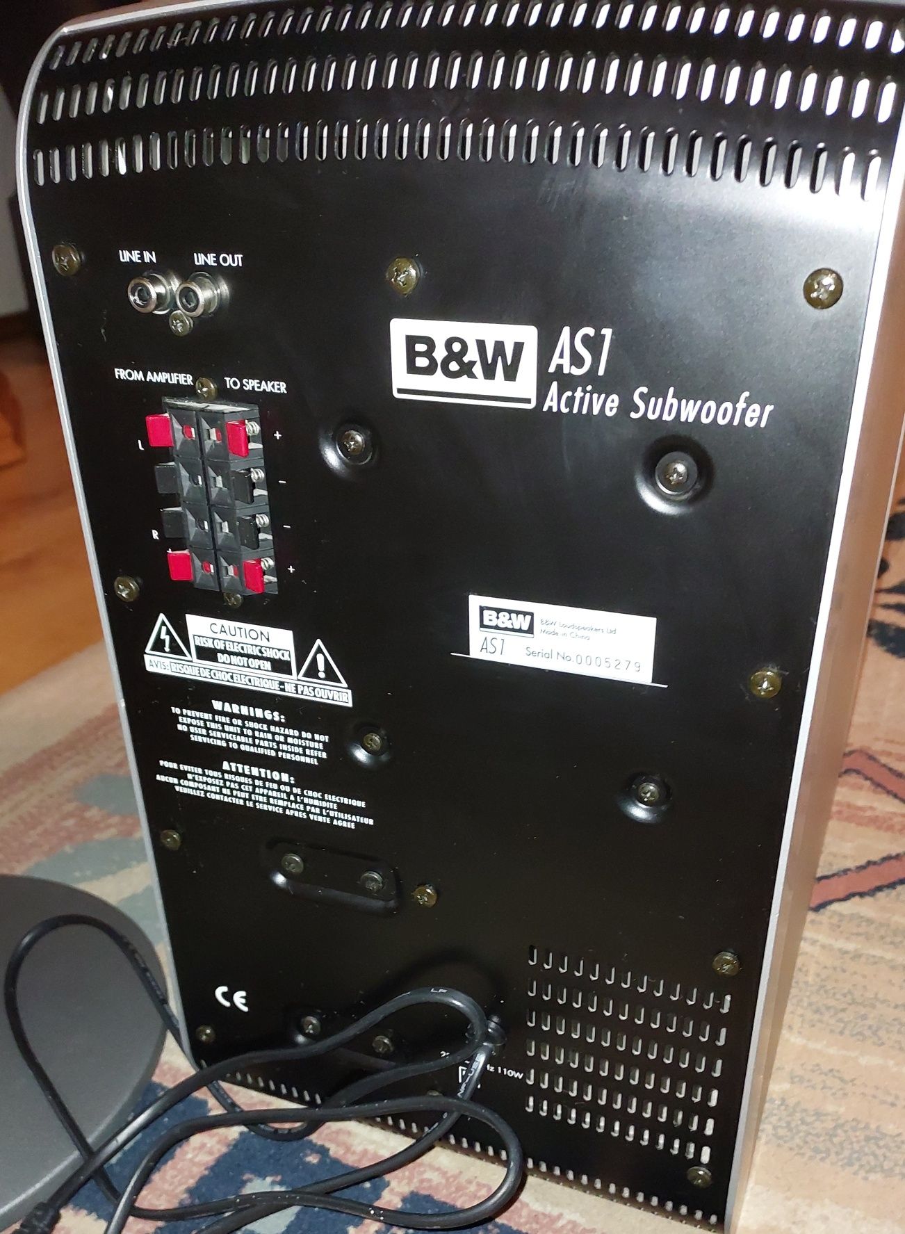 Bowers & Wilkins AS 1 .Zestaw kolumn kina domowego 3.1