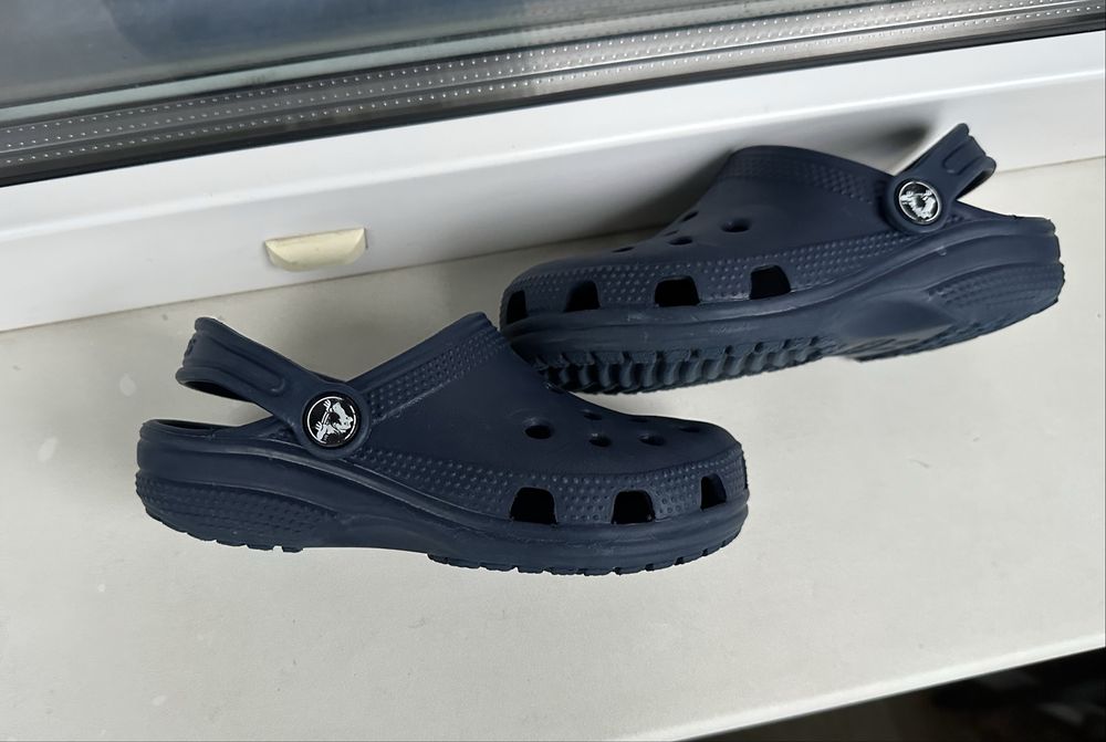Оригінальні дитячі Crocs крокси тапочки 28-29 розмір 19 см