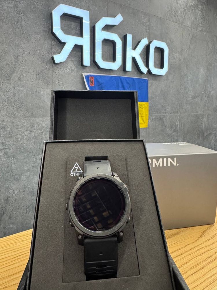 Годинник Garmin Fenix 7x Pro Sapphire Solar OpenBox від Ябко