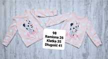 Bluza dla dziewczynki Myszka Minnie różowa 98, kropki