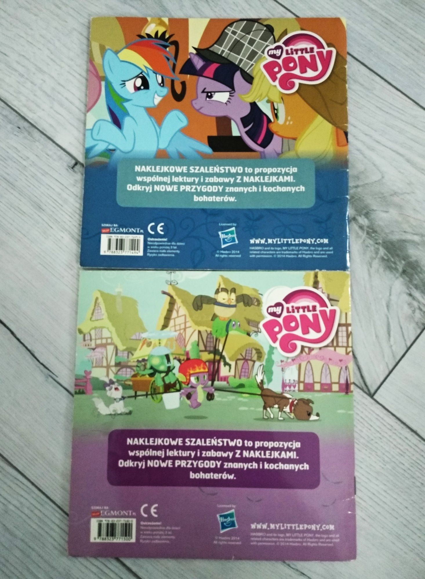 Książeczki z serii My little pony Egmont