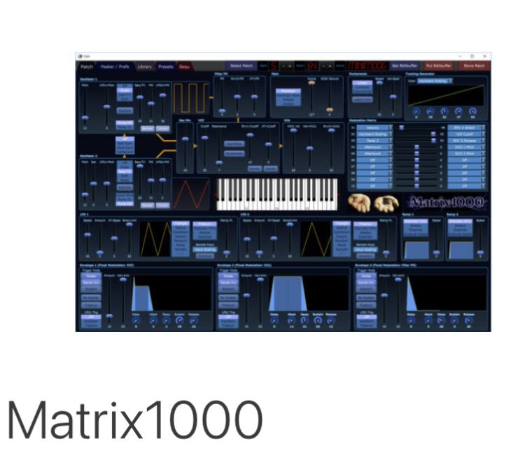 Oberheim Matrix 1000 - sintetizador analogico