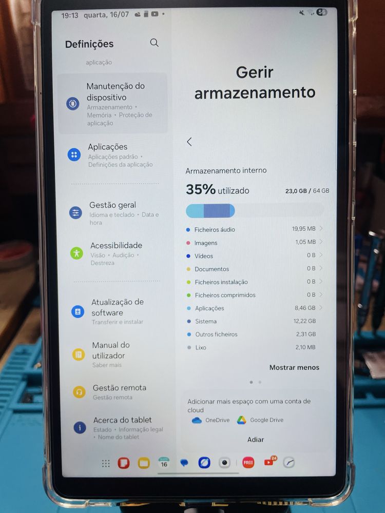 Tablet samsung galaxy A9 320GB