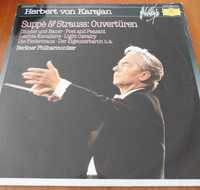 vinil: Herbert von Karajan “Suppè / Strauss - Ouvertüren”