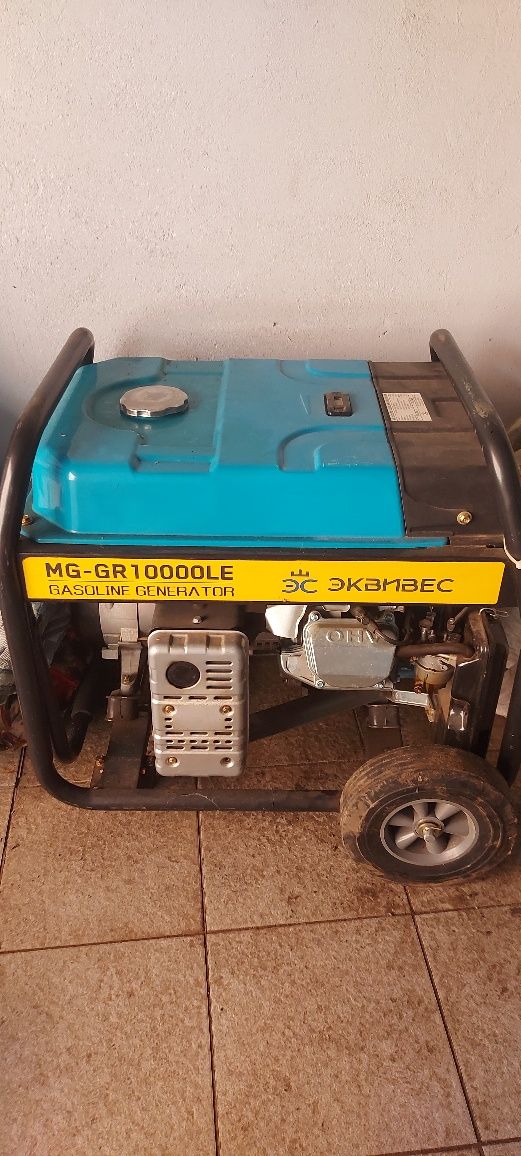 Продам бензиновий 10 КВт генератор эквивес mg-gr10000le