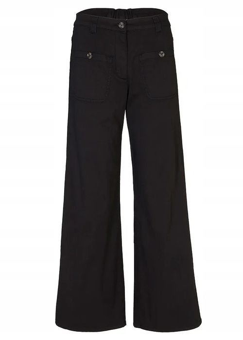 B.P.C spodnie czarne wide leg, high waist r.50