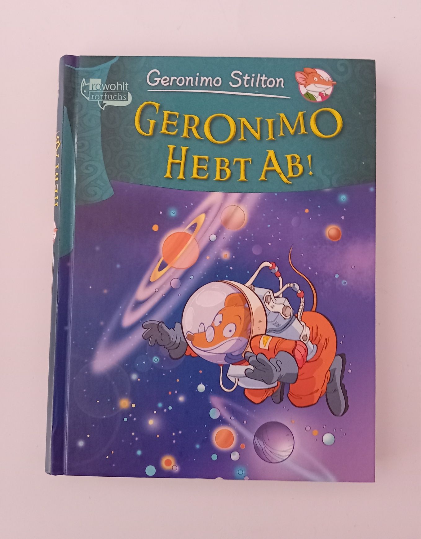 4 livros de Geronimo Stilton e língua Alemã