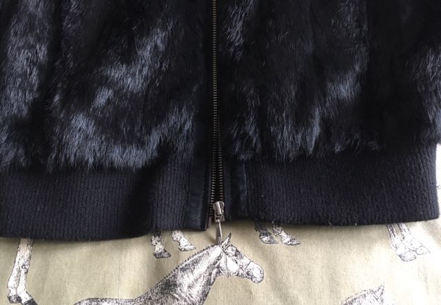 Blusão pelo de coelho