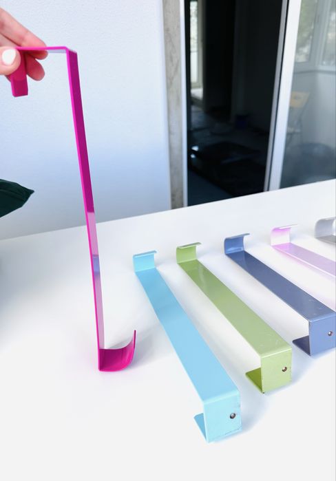 Verbaudet 7 Ganchos Cabides porta atrás colorido