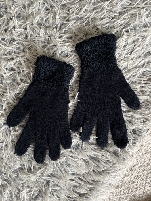 Granatowe rękawiczki navy blue gloves
