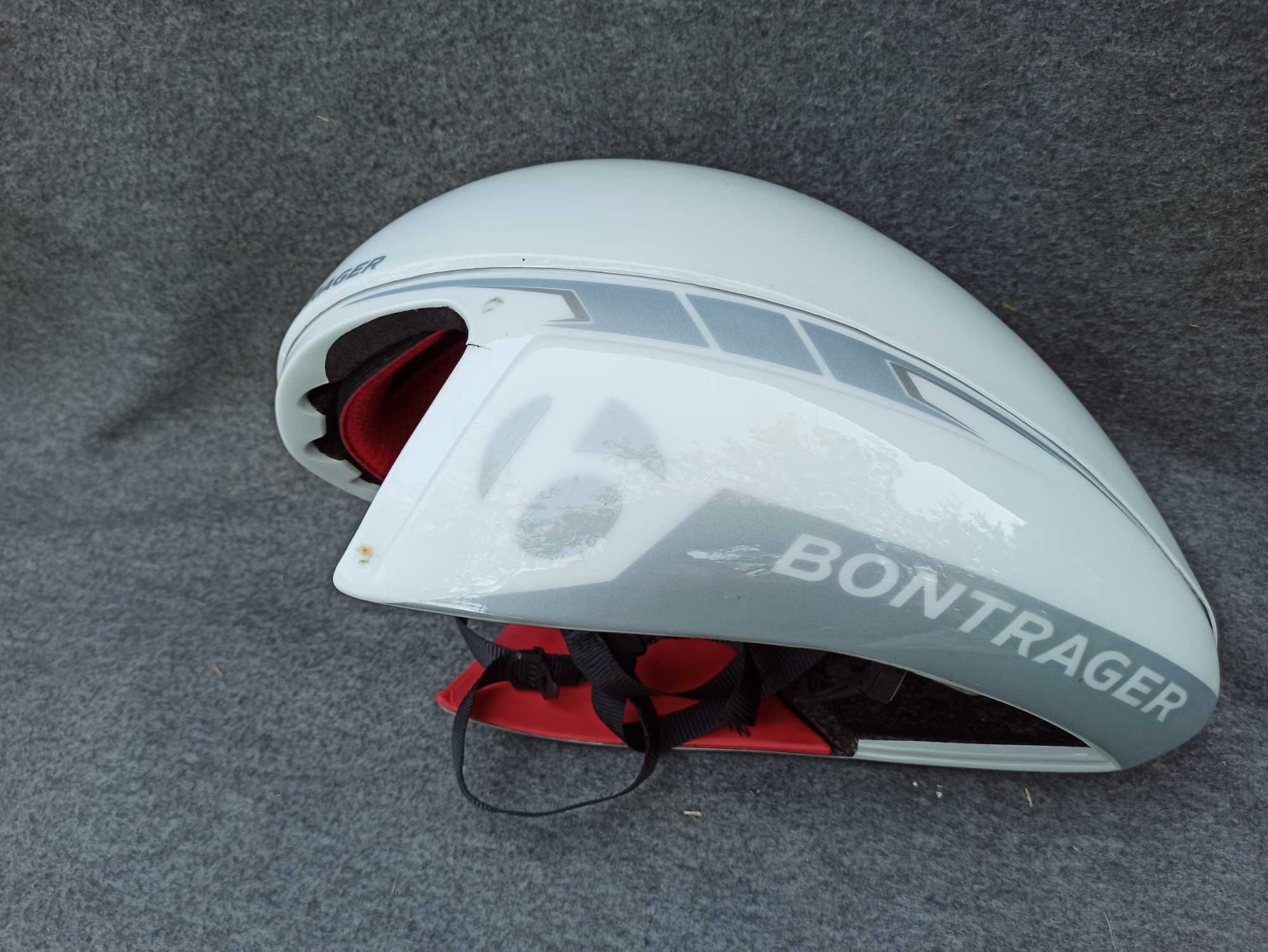 Kask triathlonowy Bontrager Aeolus biały 55-61cm M