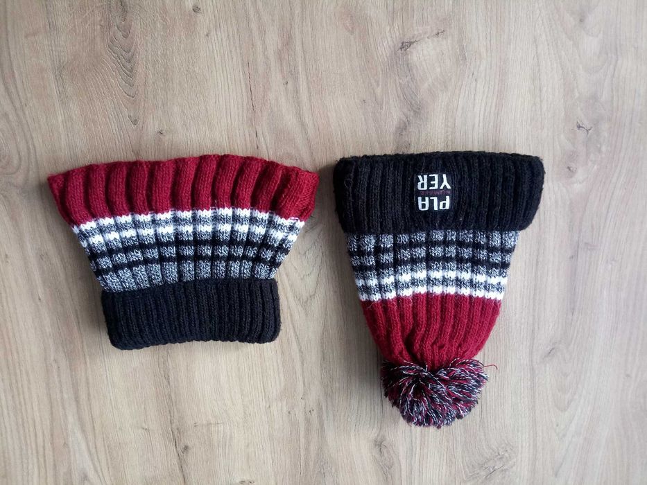 komplet czapka i komin dla chłopca, r. 52-54