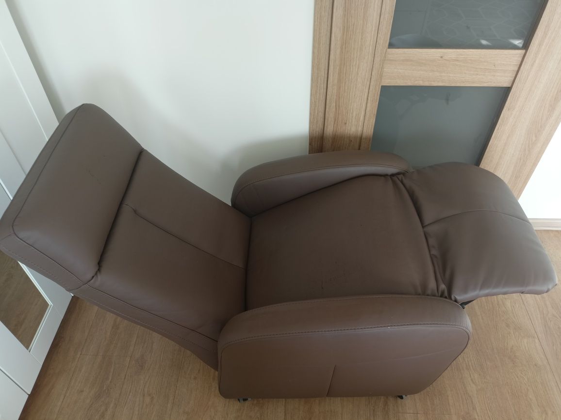 Fotel rozkładany z funkcją relaks manualny TOM Galla Collezione