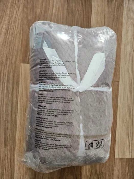 Koc polarowy w jodełkę Dreamzie 150 x 200 cm Jasnoróżowy 100%poliestru